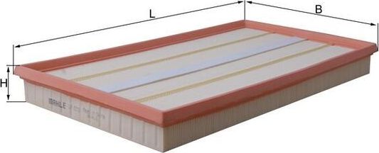 Воздушный фильтр Mahle для Mercedes-Benz Viano I (W639) 2003-2014. Артикул LX 1573