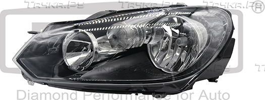 Фара передняя основная DPA левая для Volkswagen Golf VI 2009-2013. Артикул 99411266502