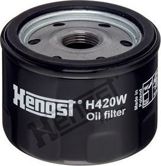 Масляный фильтр Hengst. Артикул H420W