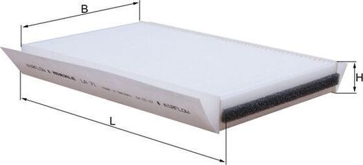 Салонный фильтр Mahle. Артикул LA 71