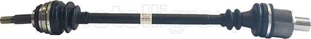 Полуось (привод в сборе, приводной вал) Metelli. Артикул 17-0793