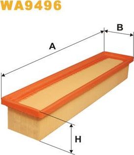 Воздушный фильтр WIX Filters. Артикул WA9496