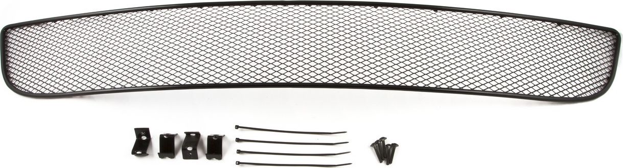 Сетка Arbori на решётку бампера, черная 15 мм (для автомобилей без переднего парктроника) для Citroen C4 2004-2010. Артикул 01-110213-151