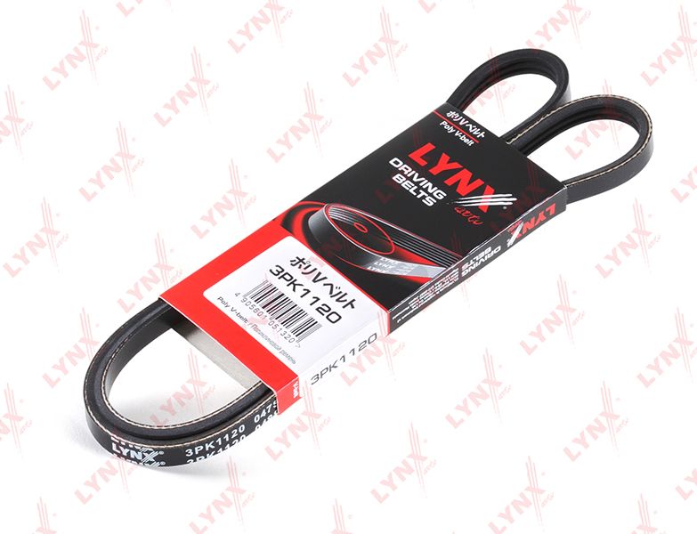 Приводной ремень поликлиновой LYNXauto. Артикул 3PK1120
