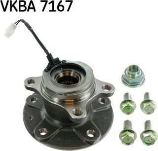 Ступичный подшипник (комплект) SKF. Артикул VKBA 7167