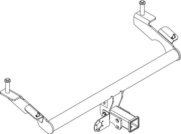 Фаркоп AvtoS для Chevrolet Niva 2002-2020 (без шара в комплекте). Артикул VAZ-71B