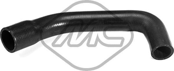 Патрубок радиатора (системы охлаждения) Metalcaucho нижний для Opel Agila A 2000-2007. Артикул 07609