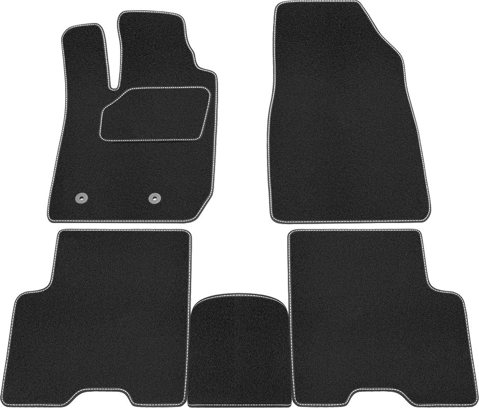 Коврики Rezkon ворсовые для салона Renault Arkana I 2019-2026. Артикул 2529040100