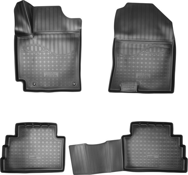 Коврики 3D Норпласт для салона Hyundai Kona 2017-2026 Черные. Артикул NPA11-C31-370