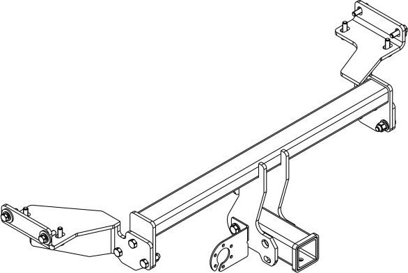 Фаркоп AvtoS для Kia Sportage IV до рестайлинга 2016-2018 без вставки с шаром в комплекте. Артикул KI 32B