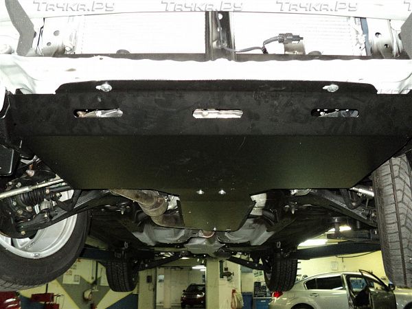 Защита алюминиевая АВС-Дизайн для КПП Subaru Forester III 2011-2012. Артикул 22.05ABC