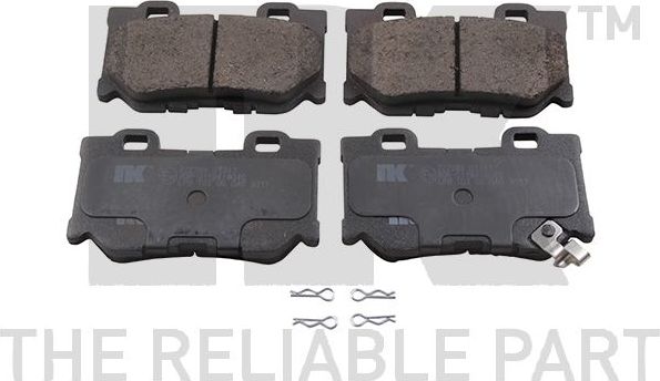 Тормозные колодки NK. Артикул 222288