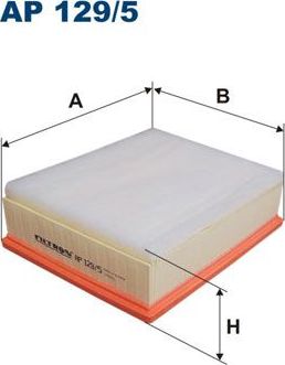 Воздушный фильтр Filtron. Артикул AP 129/5