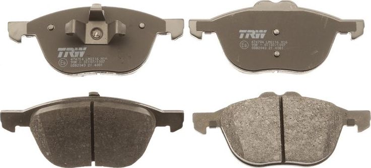 Тормозные колодки TRW. Артикул GDB2043