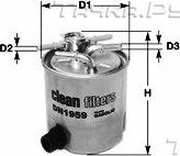 Топливный фильтр Clean Filters. Артикул DN1986