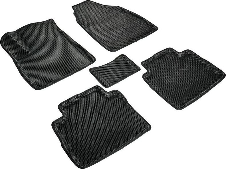 Коврики Seintex 3D EVA Соты для салона Jetour Dashing 2022-2026 ЧЕРНЫЕ. Артикул 99189