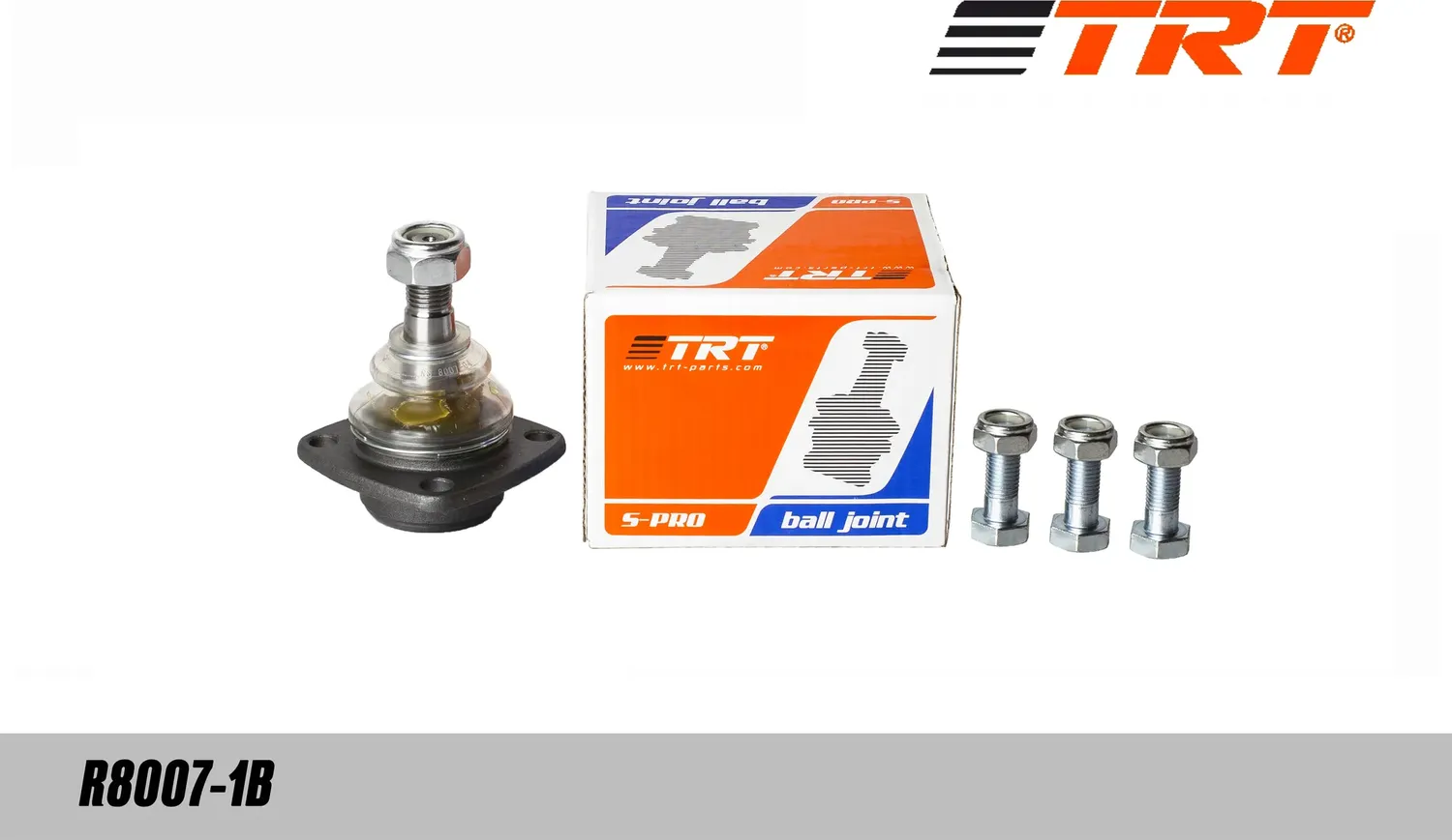 ОПОРА ШАРОВАЯ ВЕРХНЯЯ SPORT 2101-2904185 TRT RS8007/1B LADA 2101, С БОЛТАМИ (RS8 TRT. Артикул RS80071B