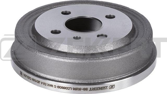 Тормозной барабан Zekkert задний для Opel Kadett E 1984-1994. Артикул BS-5056