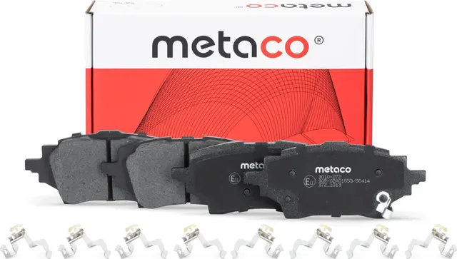 Колодки тормозные задние дисковые к-кт (Metaco). Артикул 3010272
