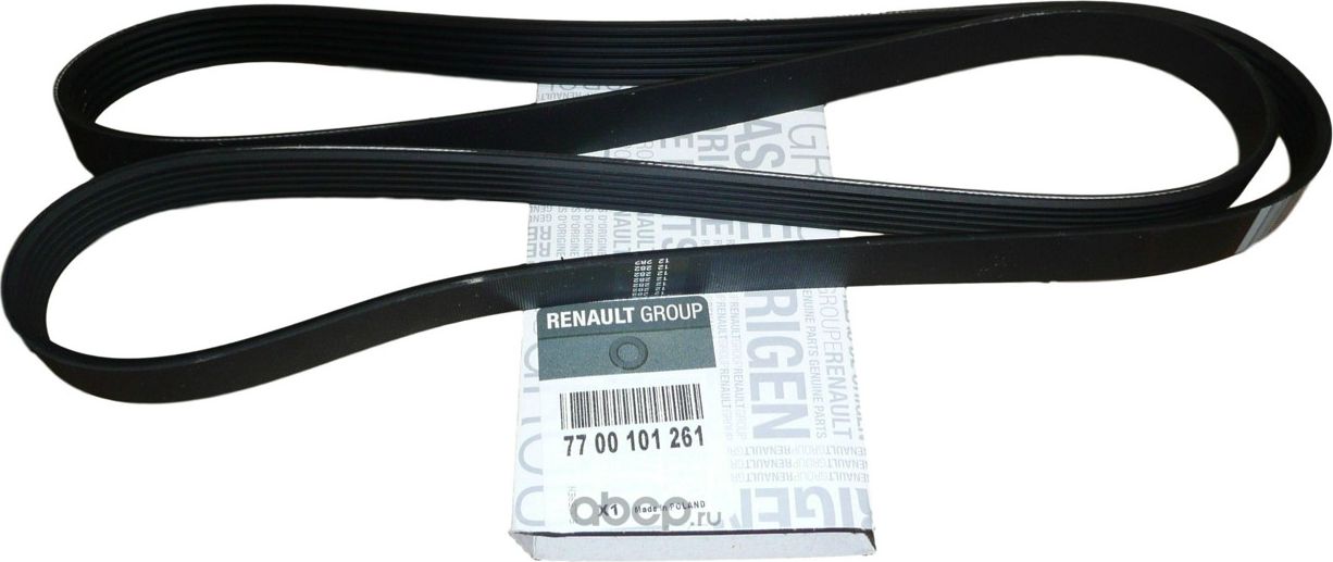 Приводной ремень поликлиновой Renault. Артикул 7700101261