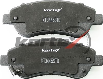 Колодки торм.пер.к-т (Kortex). Артикул KT3445STD