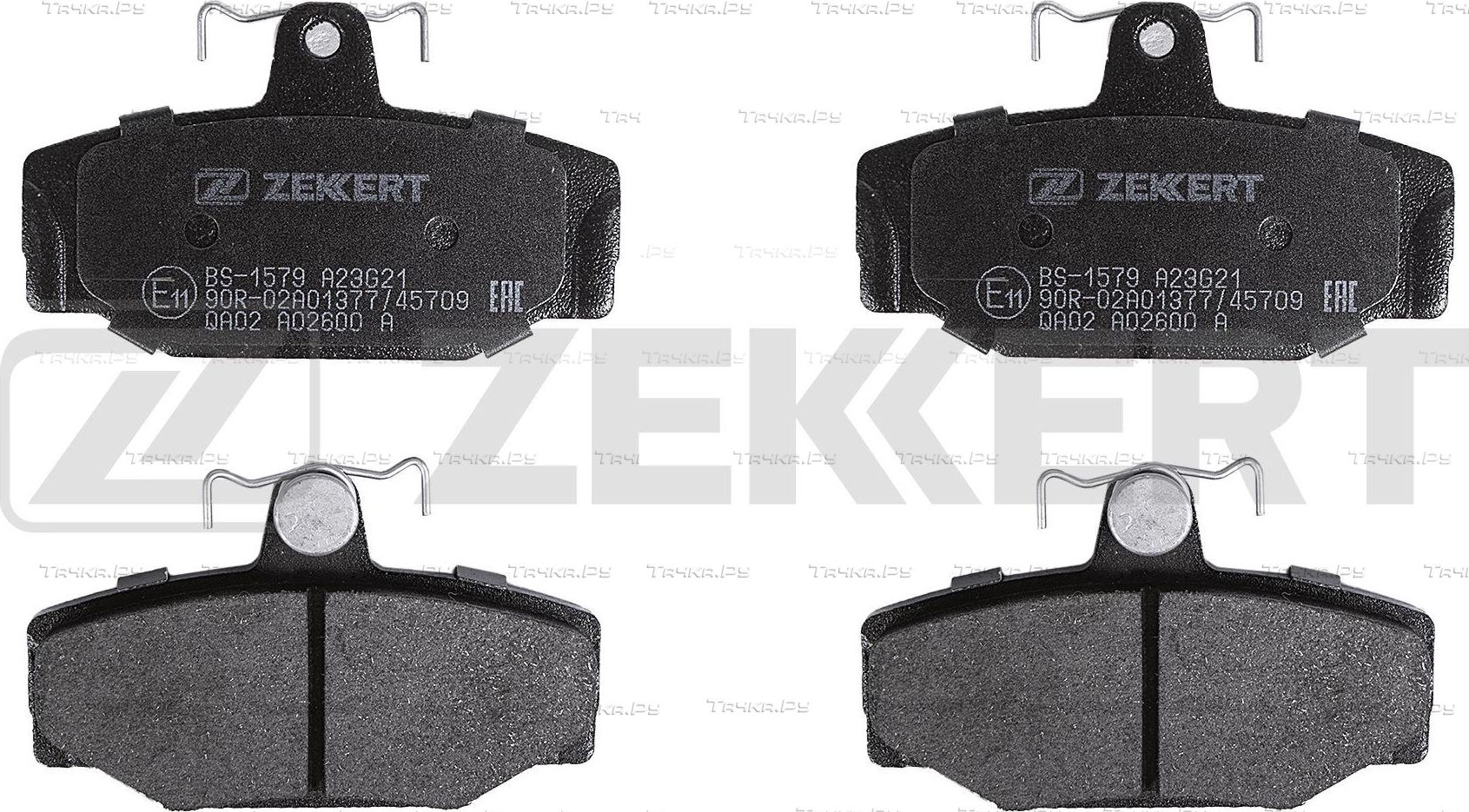Тормозные колодки Zekkert задние для Volvo 740 1985-1992. Артикул BS-1579