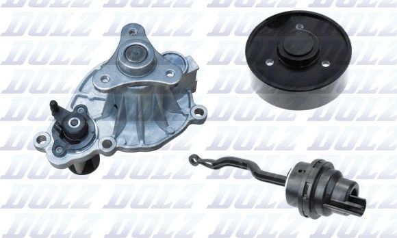 Помпа (водяной насос) Dolz для BMW 1 II (F20/F21) 2015-2019. Артикул B270V