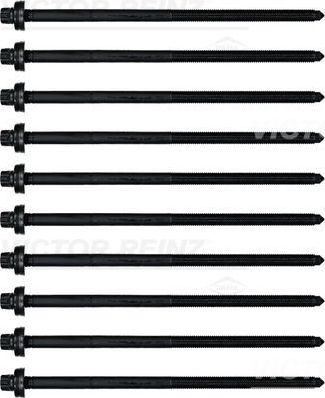 Комплект болтов ГБЦ Victor Reinz. Артикул 14-32007-01