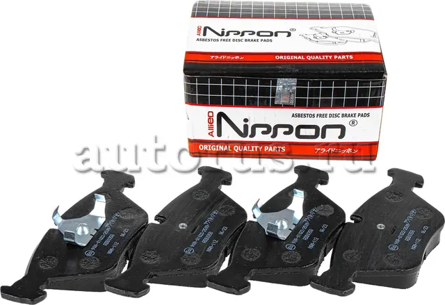Колодки тормозные дисковые | перед | (Allied Nippon). Артикул ADB0358