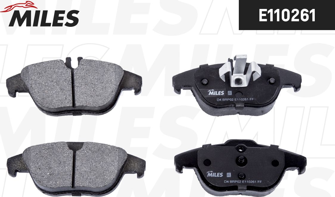 Тормозные колодки Miles (Semi-Metallic). Артикул E110261