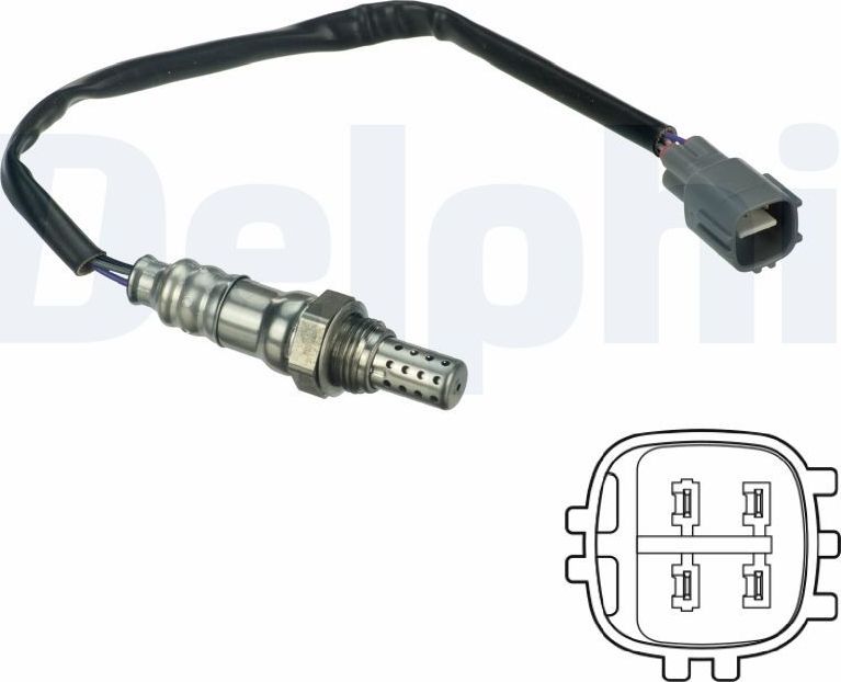 Лямбда-зонд (кислородный датчик) Delphi. Артикул ES20118-12B1