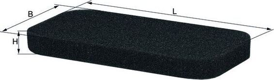 Салонный фильтр Mahle для DAF LF 45 2001-2026. Артикул LAP 13