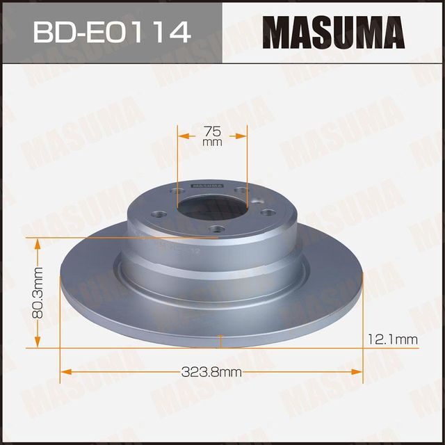 Тормозной диск Masuma. Артикул BD-E0114