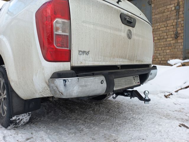 Фаркоп Bizon для Dongfeng DF6 2022-2026. Легкосъемный шар под квадрат 30x30 мм. Артикул FA 0360-E