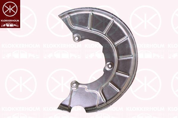 Кожух (щиток) тормозного диска Klokkerholm передний левый для Volkswagen Scirocco III 2008-2017. Артикул 9545377