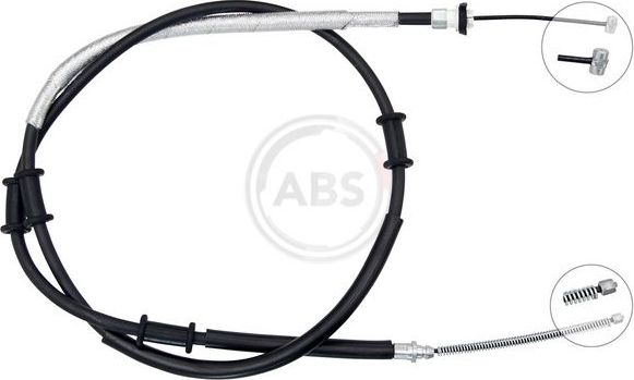 Трос ручника (тросик ручного тормоза) ABS для Opel Combo D 2012-2017. Артикул K19850