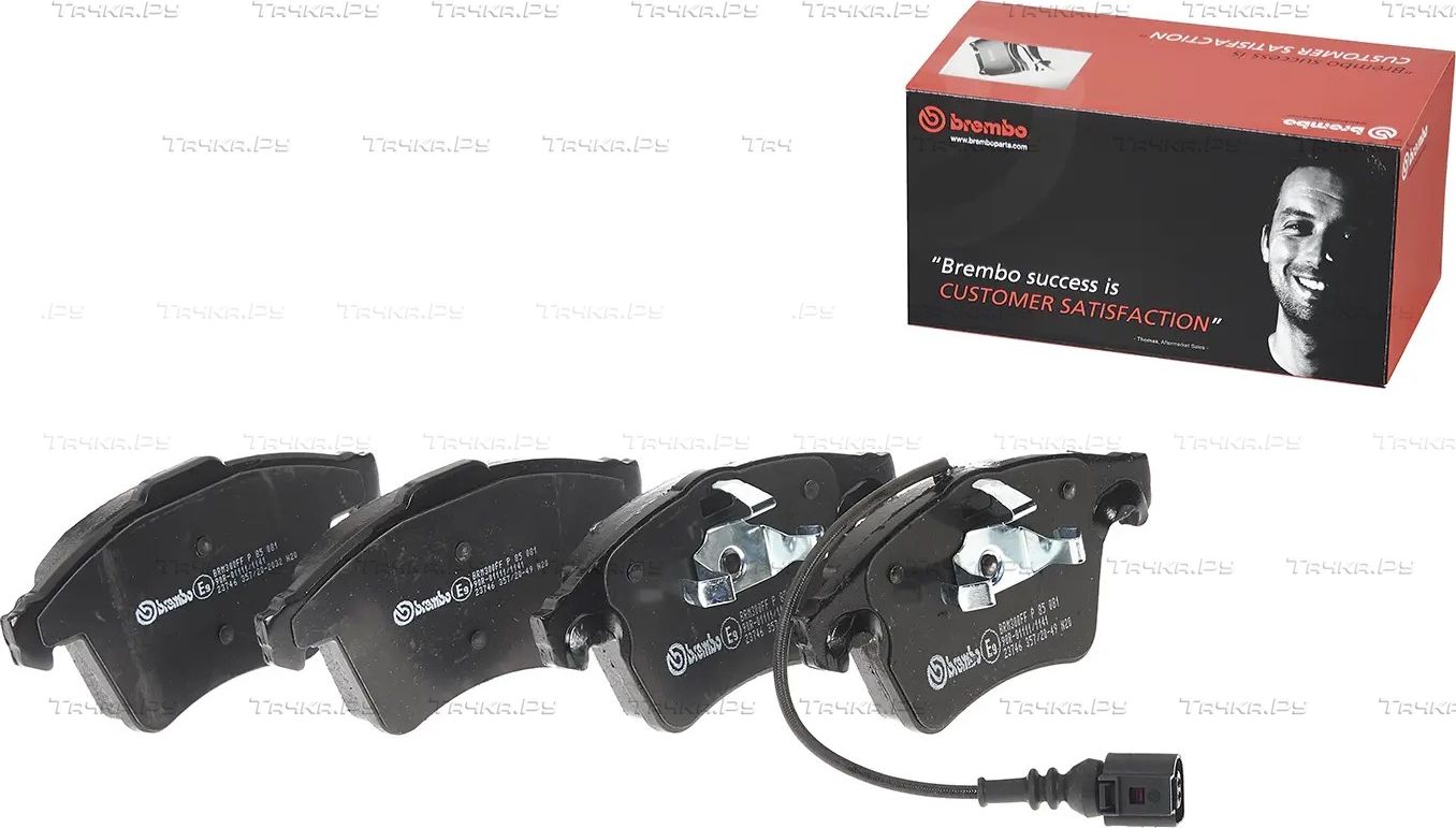 Тормозные колодки Brembo PRIME LINE передние для Volkswagen Multivan T6 2015-2026. Артикул P 85 081