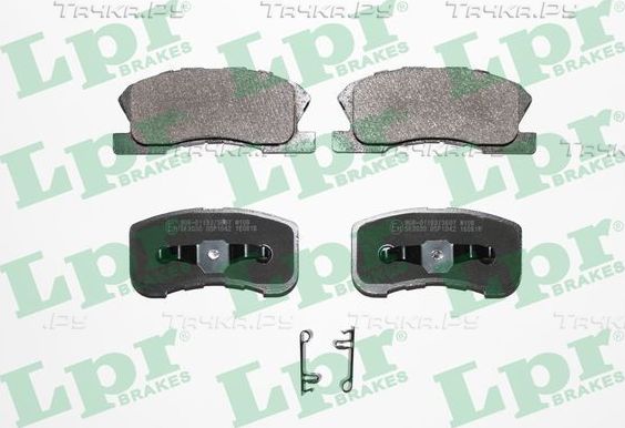 Тормозные колодки LPR. Артикул 05P1042