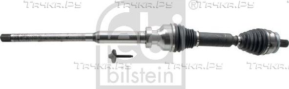 Полуось (привод в сборе, приводной вал) Febi Bilstein. Артикул 193707