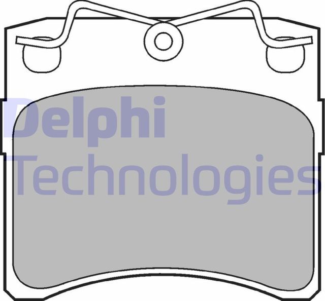 Тормозные колодки Delphi (Low-Metallic). Артикул LP785