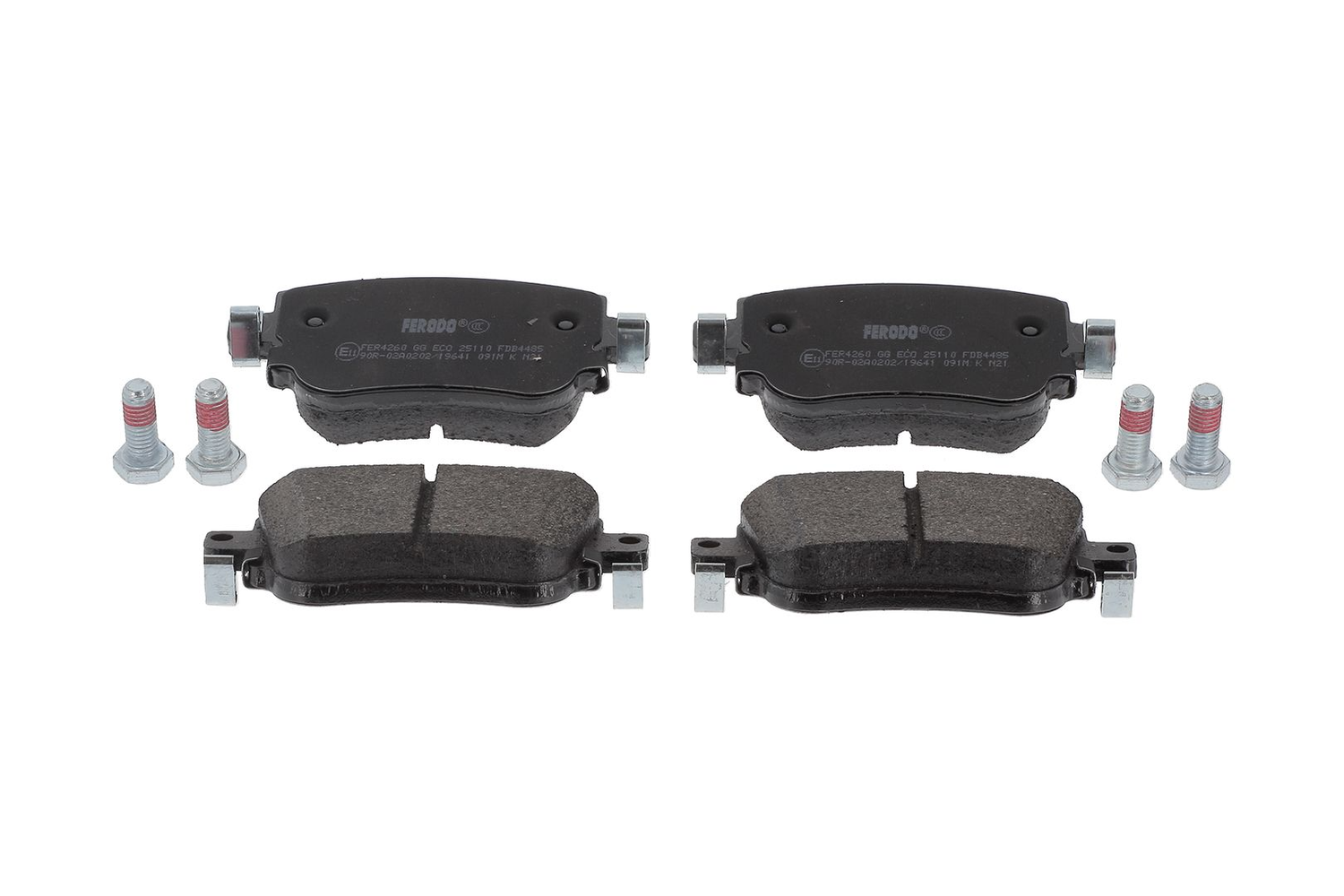 Тормозные колодки Ferodo Premier Eco Friction задние для Audi Q3 I (8U) 2011-2018. Артикул FDB4485