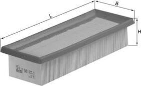 Воздушный фильтр Mahle для Fiat Punto I 1993-1999. Артикул LX 581