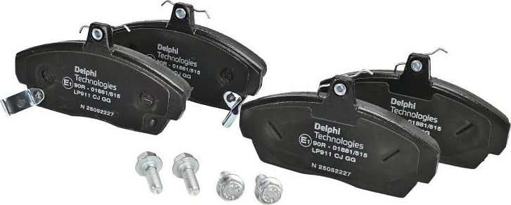 Тормозные колодки Delphi (Low-Metallic). Артикул LP911