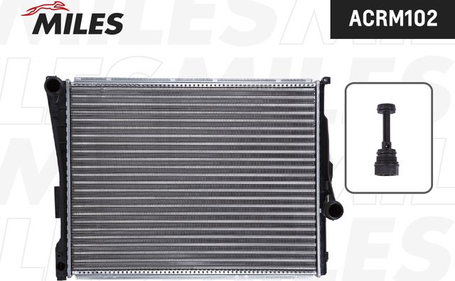 Радиатор охлаждения двигателя Miles для BMW 3 IV (E46) 1997-2007. Артикул ACRM102