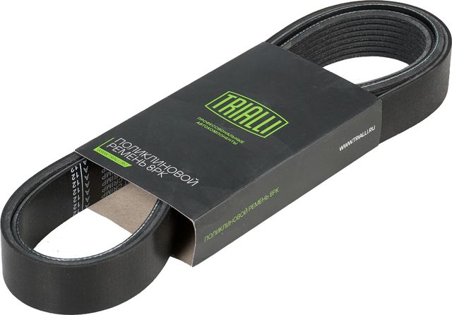 Приводной ремень поликлиновой Trialli (EPDM (Этилен-пропиленовый каучук)). Артикул 8PK1750