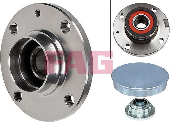 Ступичный подшипник (комплект) Fag задний для Audi A2 2001-2005. Артикул 713 6105 20