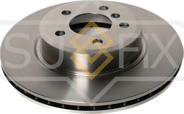 Диск тормозной передний (330x24) (Sufix). Артикул FX1291