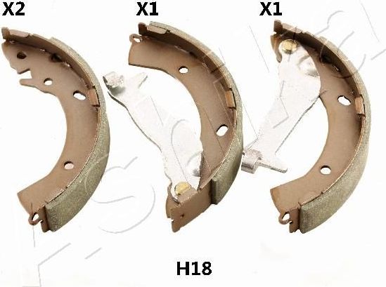 Тормозные колодки ASHIKA. Артикул 55-0H-H18