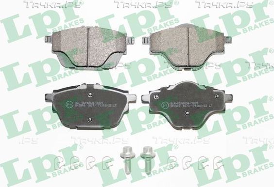 Тормозные колодки LPR задние для Citroen C4 II 2013-2026. Артикул 05P1873