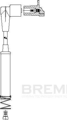 Высоковольтные провода (провода зажигания) Bremi. Артикул 329/40